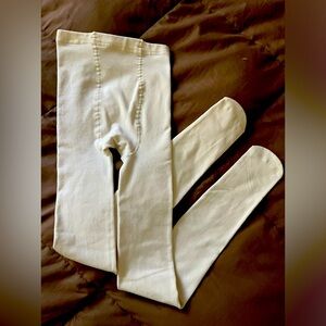 Light Cream colored insulated leggings, Size M/L